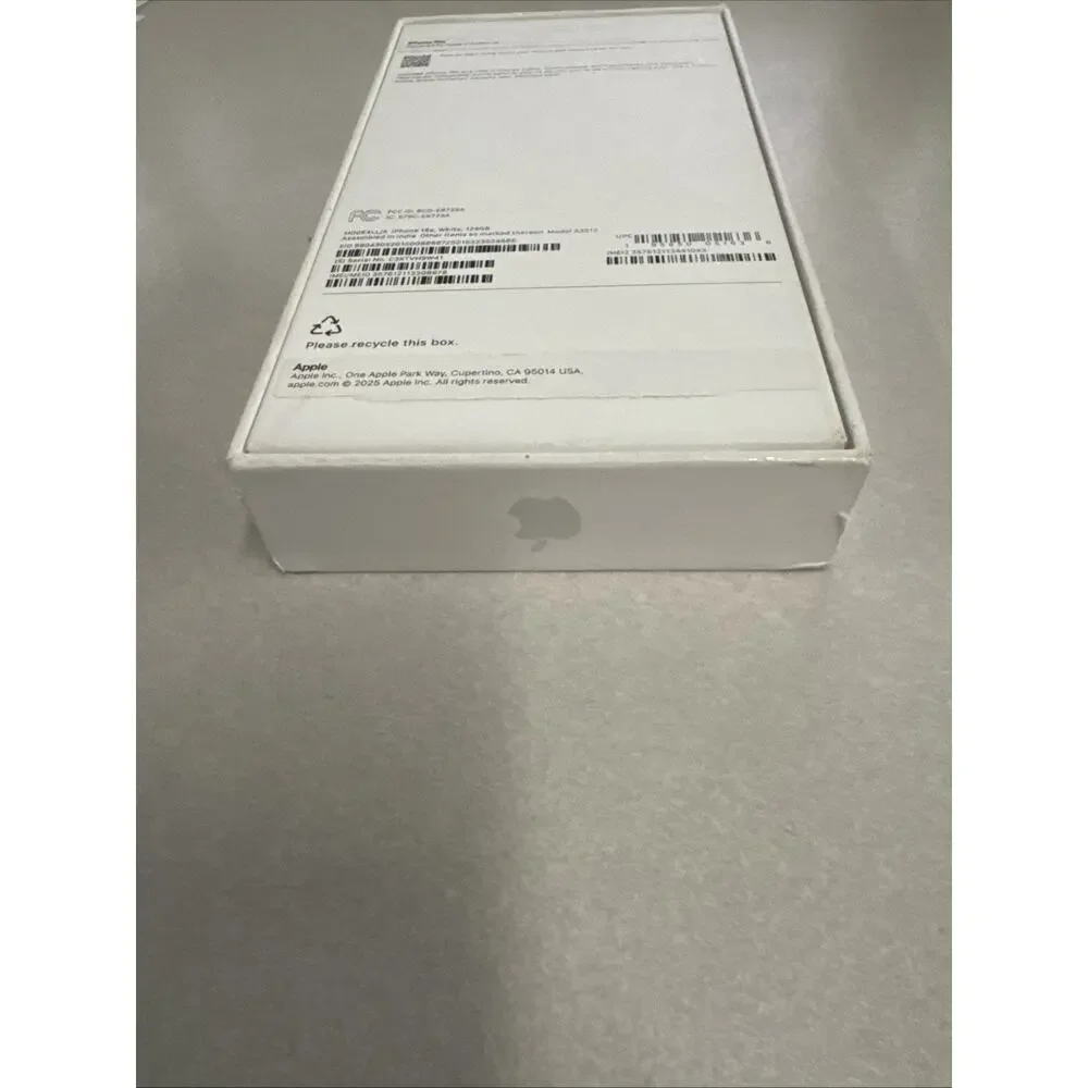 Apple iPhone 16e Box Only Original Packaging Empty Retail Box No Phone